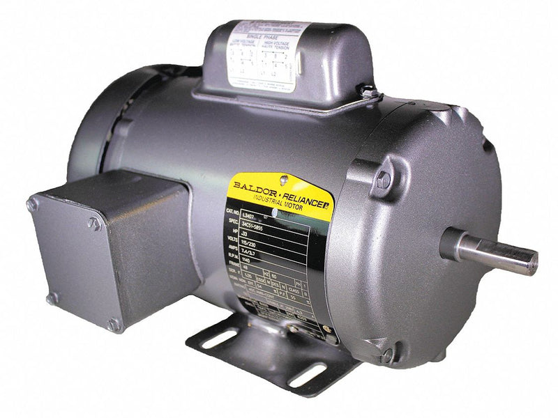 Baldor Electric L3407 - Motor 1/3 HP 1140 RPM 115/230V 48 TEFC
