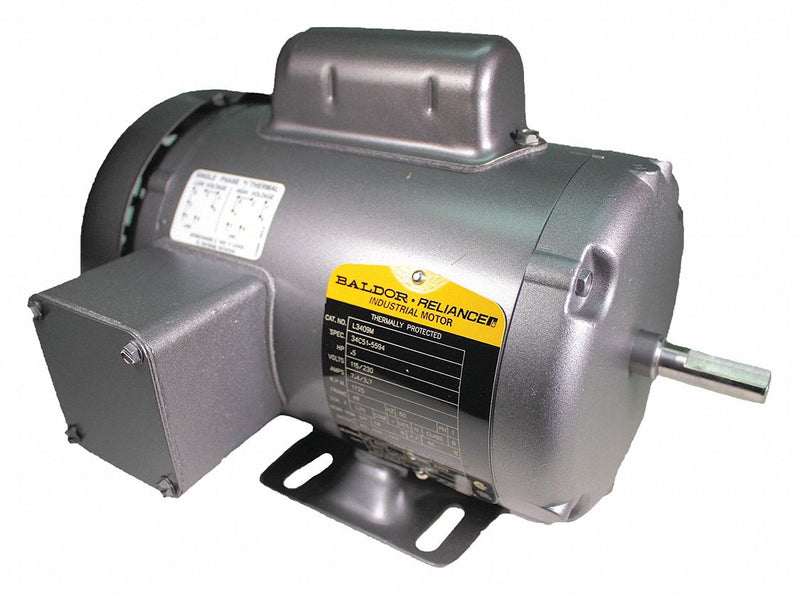 Baldor Electric L3409M - Motor 1/2 HP 1725 RPM 115/230V 48 TEFC