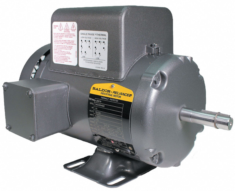 Baldor Electric L3507M - Motor 3/4 HP 1725 RPM 115/230V 56 TEFC