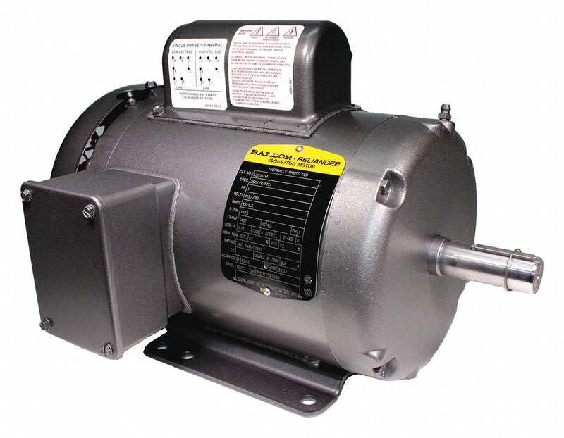 Baldor Electric L3510TM - Motor 1 HP 1725 RPM 115/230V 143T TEFC