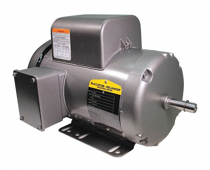 Baldor 1 1/2 HP, General Purpose Motor, Capacitor-Start/Run, 1725 Nameplate RPM, 115/230 Voltage - L3514