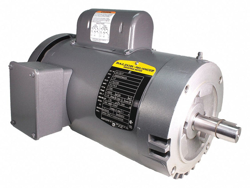 Baldor 1 1/2 HP, General Purpose Motor, Capacitor-Start, 1725 Nameplate RPM, 115/230 Voltage - VL1321T