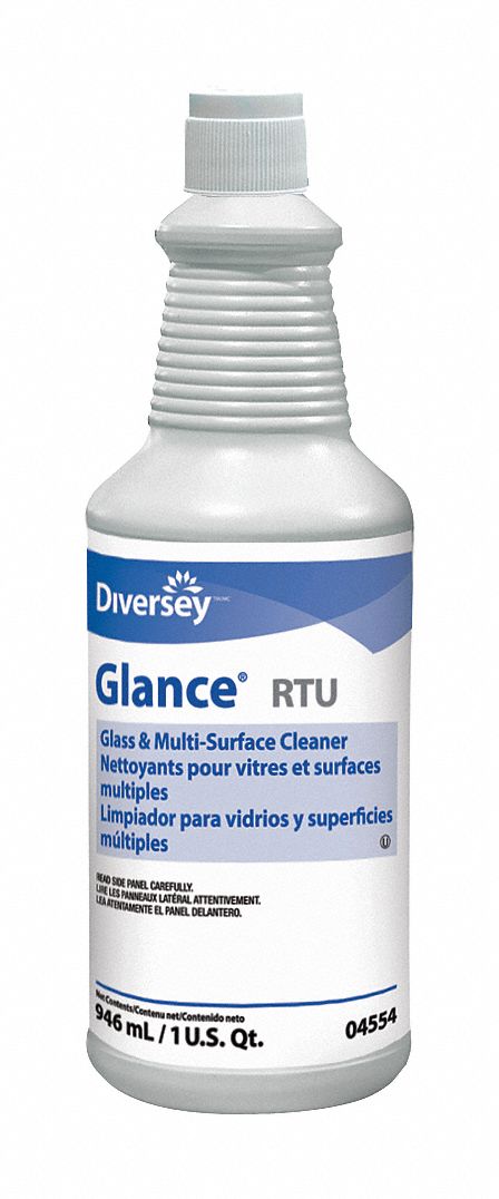 Diversey Multi-Surface Cleaner, 32 oz Cleaner Container Size, Hard Nonporous Surfaces Chemicals For Use On - 4554