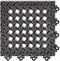 Notrax Drainage Mat, 12 in L, 12 in W, 1 in Thick, Square, Black - 620S1212BL