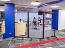 Screenflex Room Partition, Number of Panels 1, 6 ft. 2" Overall Height, 3 ft. 4" Overall Width - CCRD1