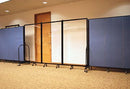 Screenflex Room Partition, Number of Panels 1, 6 ft. 2" Overall Height, 3 ft. 4" Overall Width - CCRD1