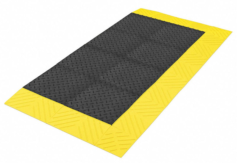Notrax 621S3060BY - Antifatigue Mat Black YllwBrdr 2ft6 x5ft