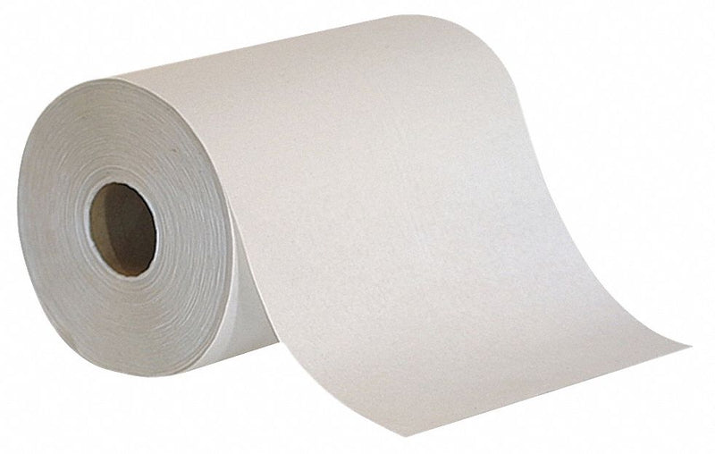 Tough Guy Paper Towel Roll, Tough Guy, Hardwound, White, 350 ft Roll Length, PK 12 - 38X642