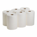 Georgia-Pacific Dry Wipe Roll, Brawny Professional D300, Various, Number of Sheets Various, White, PK 6 - 20035