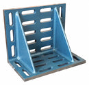 Dayton Angle Plate, Steel Gray, Giant Slotted, Grade HT200, 12 x 16 Surface Size (In.) - 38XM05