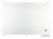 MooreCo Gloss-Finish Glass Dry Erase Board, Wall Mounted, 48"H x 72"W, White - 83845