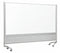MooreCo Gloss-Finish Porcelain, Mobile/Casters, 72 inH x 96 inW, White - 661AH-DD