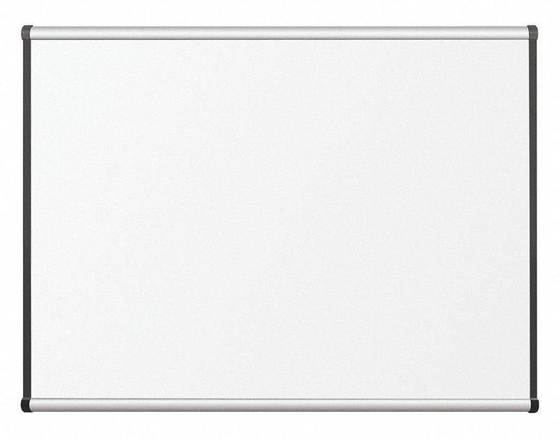 MooreCo Gloss-Finish Porcelain Dry Erase Board, Wall Mounted, 36 inH x 48 inW, White - 202OC-01
