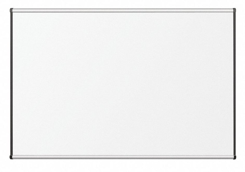 MooreCo Gloss-Finish Porcelain Dry Erase Board, Wall Mounted, 48 inH x 72 inW, White - 202OG-01