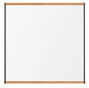 MooreCo Gloss-Finish Porcelain Dry Erase Board, Wall Mounted, 48 inH x 48 inW, White - 202OD-02