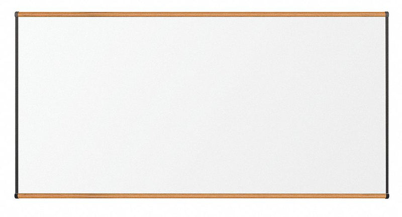 MooreCo Gloss-Finish Porcelain Dry Erase Board, Wall Mounted, 48 inH x 96 inW, White - 202OH-02