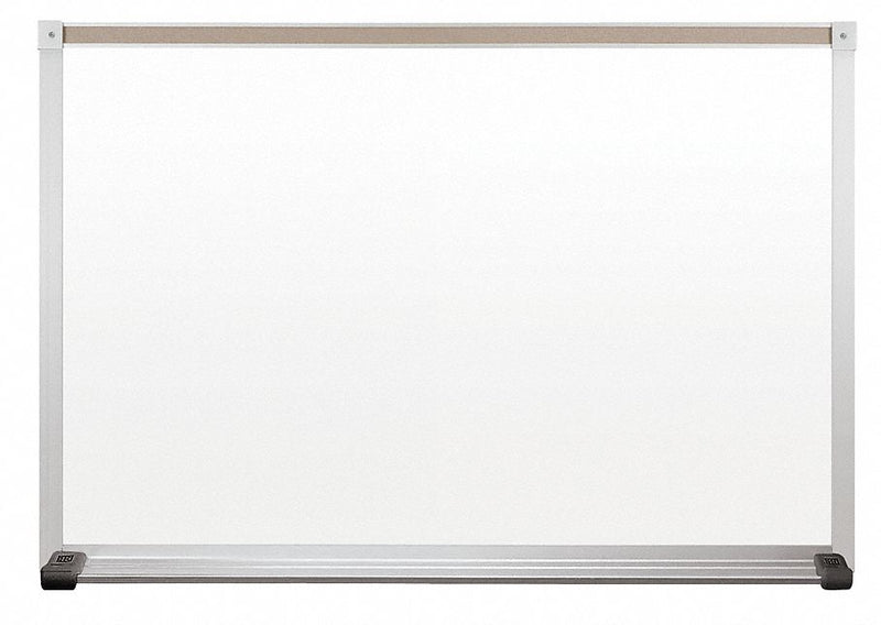 MooreCo Gloss-Finish Porcelain Dry Erase Board, Wall Mounted, 24 inH x 36 inW, White - 202AB