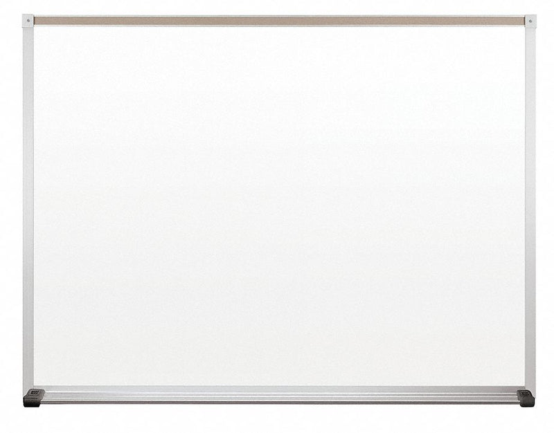 MooreCo Gloss-Finish Porcelain Dry Erase Board, Wall Mounted, 36 inH x 48 inW, White - 202AC