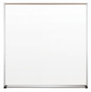 MooreCo Gloss-Finish Porcelain Dry Erase Board, Wall Mounted, 48 inH x 48 inW, White - 202AD