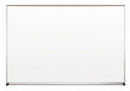 MooreCo Gloss-Finish Porcelain Dry Erase Board, Wall Mounted, 48 inH x 72 inW, White - 202AG