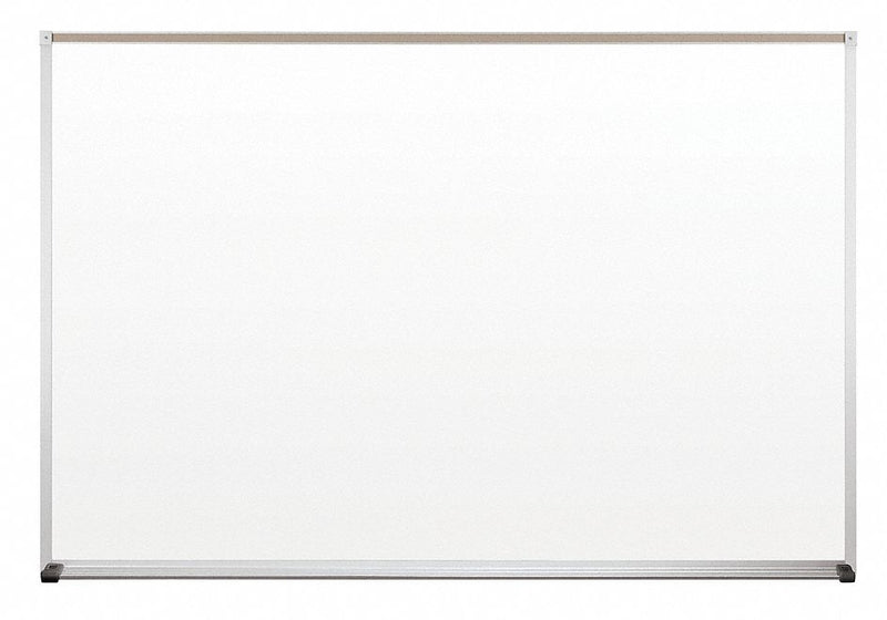 MooreCo Gloss-Finish Porcelain Dry Erase Board, Wall Mounted, 48 inH x 72 inW, White - 202AG