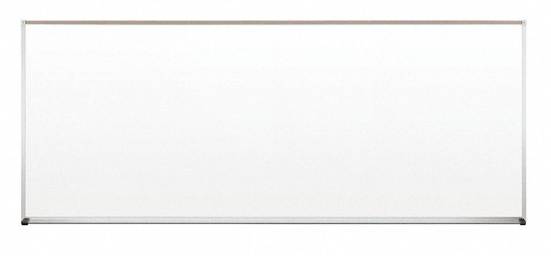 MooreCo Gloss-Finish Porcelain Dry Erase Board, Wall Mounted, 48 inH x 120 inW, White - 202AK