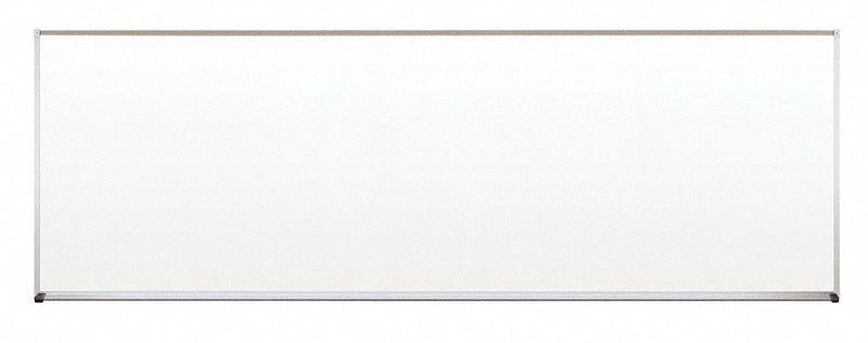 MooreCo Gloss-Finish Porcelain Dry Erase Board, Wall Mounted, 48 inH x 144 inW, White - 202AM