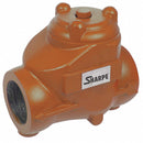 Sharpe Check Valve, 2 in, Single, Inline Swing, Carbon Steel, FNPT x FNPT - SVOP20CC6VV020