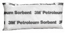 3M Absorbent Pillow, Oil-Based Liquids, 8 gal, 7 in x 15 in, Polyester, Polypropylene - T-30