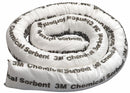 3M Absorbent Boom, Universal, 12 gal, 8 ft, Polyester, Polypropylene - P-208
