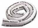 3M Absorbent Boom, Universal, 12 gal, 8 ft, Polyester, Polypropylene - M-MB308