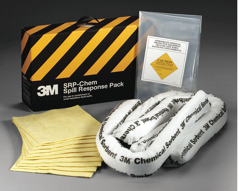 3M Spill Kit/Station, Box, Chemical, Hazmat, 3.5 gal - SRP-CHEM