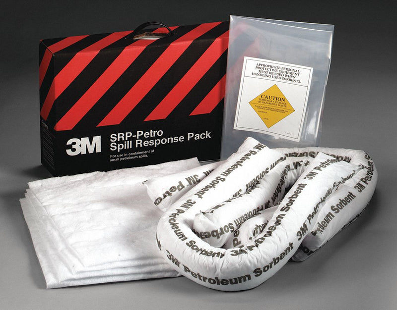 3M Spill Kit/Station, Box, Oil-Based Liquids, 4 gal - SRP-PETRO