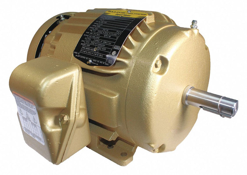 Baldor 2 HP, General Purpose Motor, 3-Phase, 3490 Nameplate RPM, 208-230/460 Voltage, 145T Frame - EM3586T