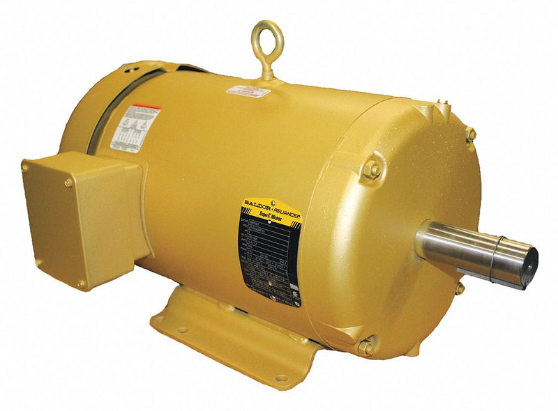Baldor 5 HP, General Purpose Motor, 3-Phase, 1160 Nameplate RPM, 208-230/460 Voltage, 215T Frame - EM3708T