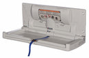 Foundations Baby Changing Station, Horizontal, Flush Mount, Polyethylene - 100-EH-BP