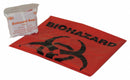 First Aid Only Biohazard Bags, 20 gal., Polyethylene, Red, Biohazard Symbol - 21-022B1