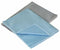 Carrand Blue, Gray Microfiber Towel, 12" x 16", 2 PK - 40064