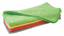 Carrand Microfiber Cloth, Medium Duty, 12 in x 16 in, Assorted, PK 12 - 45067