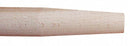 Tough Guy Tan Tapered Wood Broom/Squeegee Handle, Length 60" - 3A326
