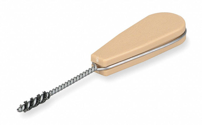 Tough Guy 6 1/2 in Wire Fitting Brush, 3/4 in Brush Dia. - 1VAH4