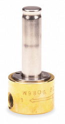 Dayton Brass Solenoid Valve Less Coil, 2-Way Valve Design, Normally Closed Valve Configuration - 16659