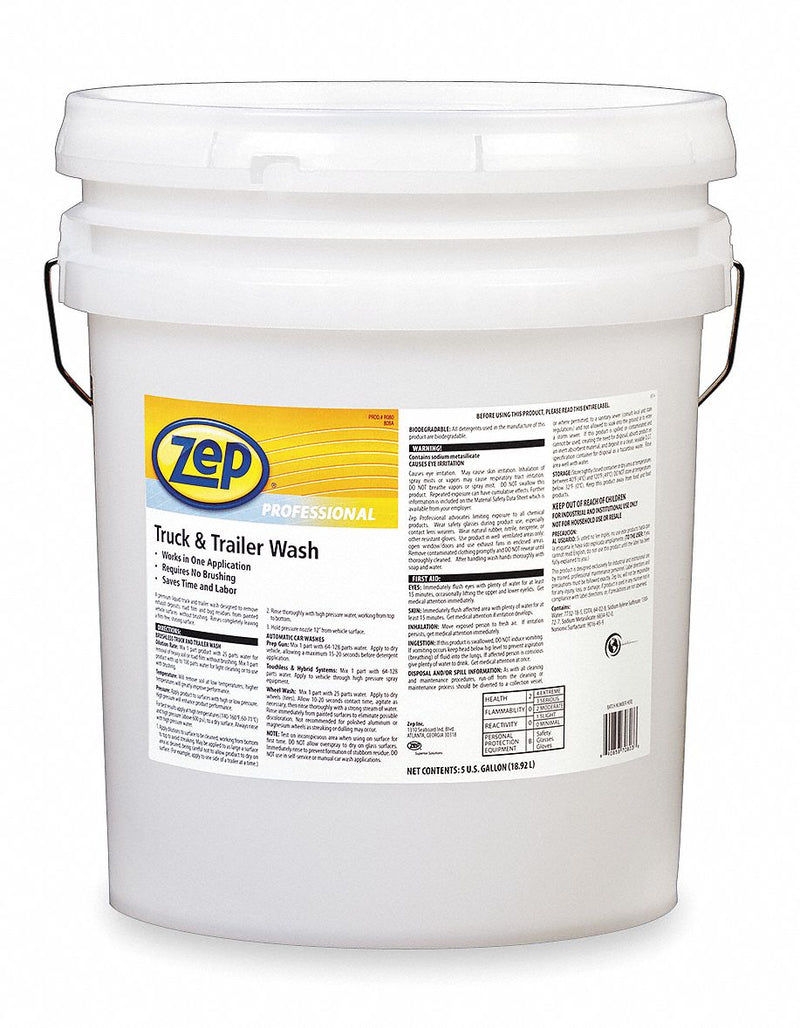 Zep Professional Truck And Trailer Wash, 5 gal., Bucket - 1041566