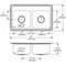 Elkay 29 in x 18 in x 7 5/8 in Drop-In Sink with Faucet Ledge with 12 in x 12 in Bowl Size - LR29184