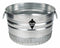 Top Brand Utility Tub, 9-1/3 gal. gal., Silver - 3ANR9