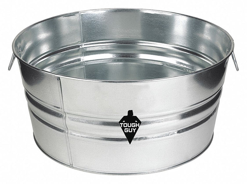 Top Brand Utility Tub, 11 gal., Silver - 3ANT1