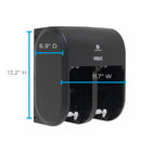 Georgia-Pacific Toilet Paper Dispenser, Compact(R), Blue, Coreless, (4) Rolls Dispenser Capacity, Plastic - 56743A
