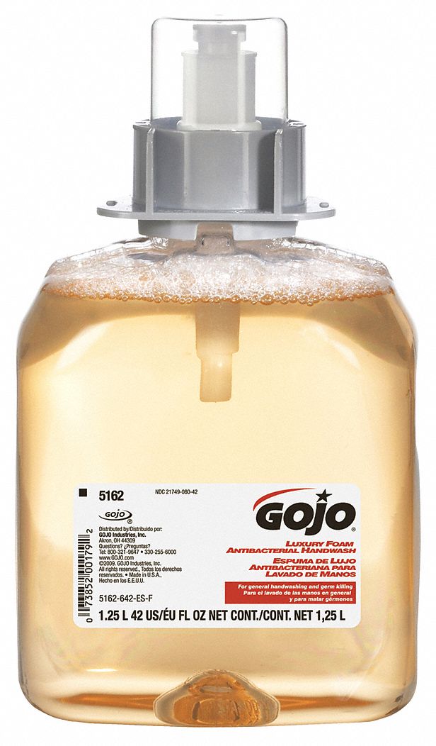 GOJO Fmx-12 Foam Hand Wash, Fresh Fruit, Fmx-12 Dispenser, 1250Ml Pump, 3/Carton - GOJ516203CT