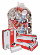 Tough Guy Trash Bag, 60 gal., LLDPE, Flat Pack, Clear, PK 50 - 3CCT8