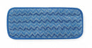 Rubbermaid Microfiber Quick Change 5" x 11" Wet Mop Head, Blue - FGQ82000BL00